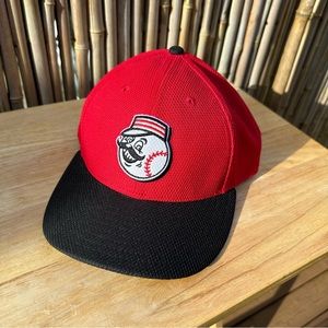 MLB 2016 New Era Cincinnati Reds Fitted Low Crown Baseball Hat Size 7-1/2